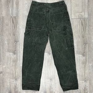 Green carpenter jeans